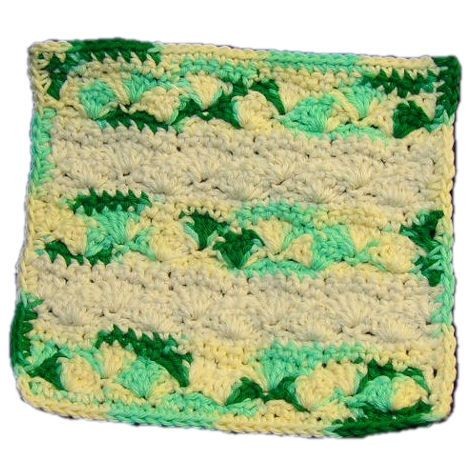 Crochet Summer's Day Dishcloth