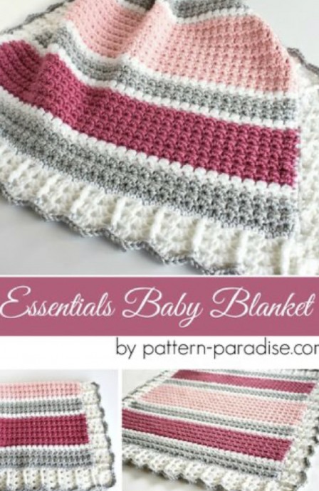 Crochet Essentials Baby Blanket Pattern (FREE) – FREE CROCHET PATTERN ...