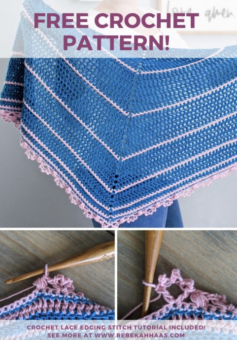 Free Crochet Pattern: The Misawa Shawl