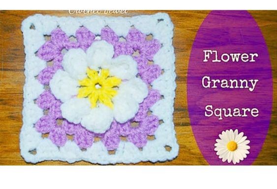 Crochet Flower Granny Square