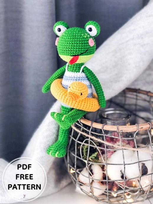 Crochet Cute Frog Amigurumi