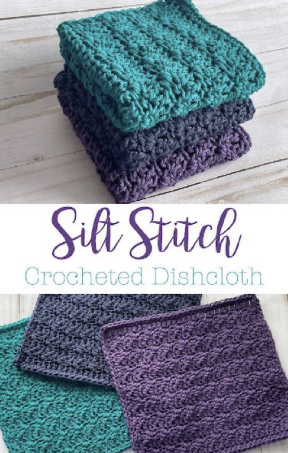 Crochet Silt Stitch Dishcloth – FREE CROCHET PATTERN — Craftorator