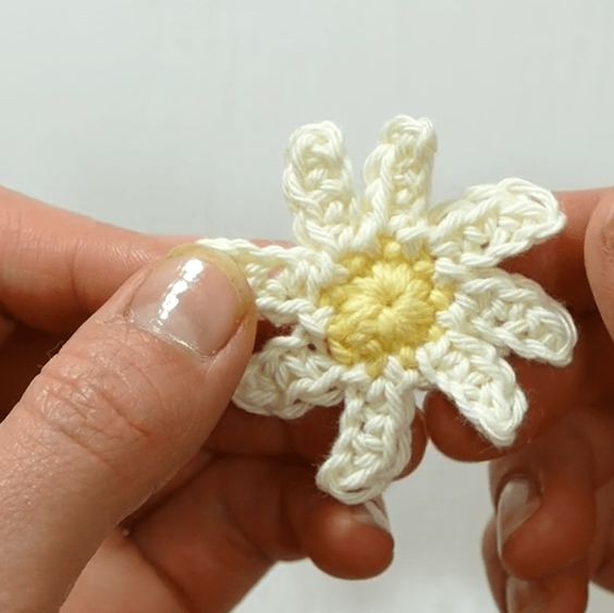 Crochet a Mini Daisy