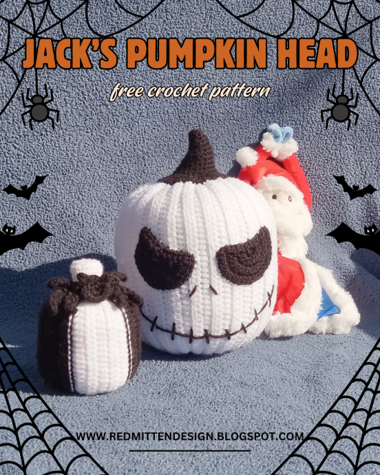 Crochet Jack's Pumpkin Head