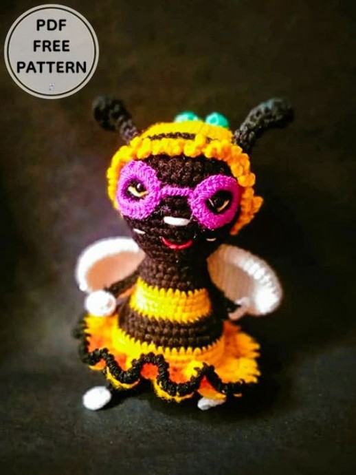 Crochet Bee Zoey Amigurumi Free Pattern