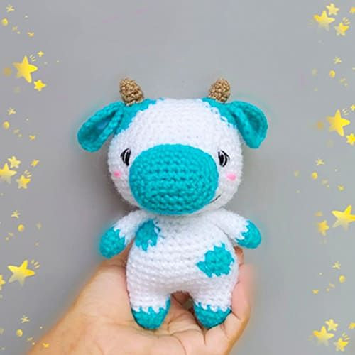 Crochet Kawaii Cow Amigurumi