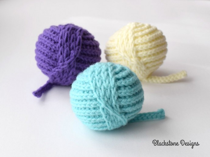 Crochet Yarn Ball Stress Reliever