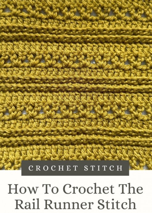 Crochet The Rail Runner Stitch (Free Pattern) – FREE CROCHET PATTERN ...