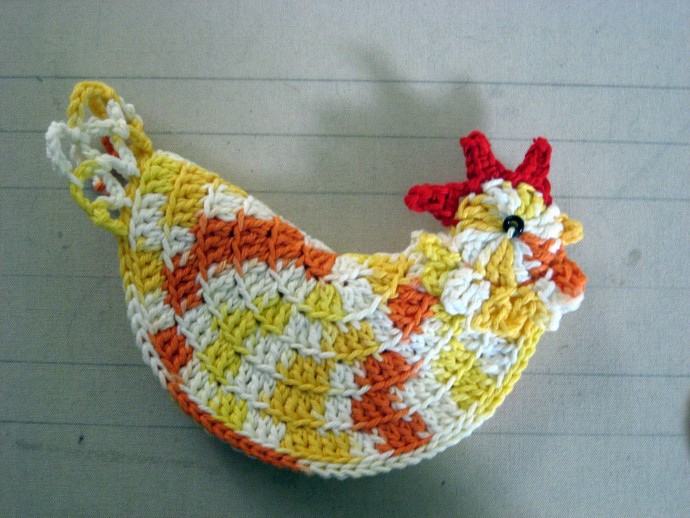 Crochet Rooster Potholder