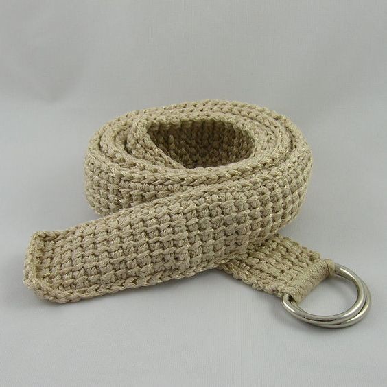 Crochet Afghan Stitch Belt