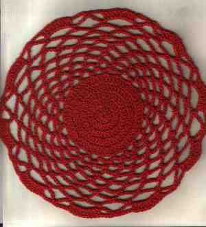 Crochet Spiral Beauty Doily