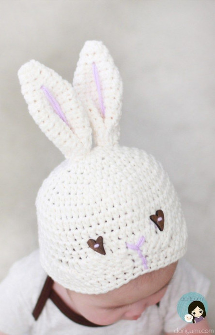 Crochet Tiny Tu Bunny Hat