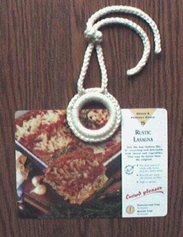 Crochet Recipe Card Holder