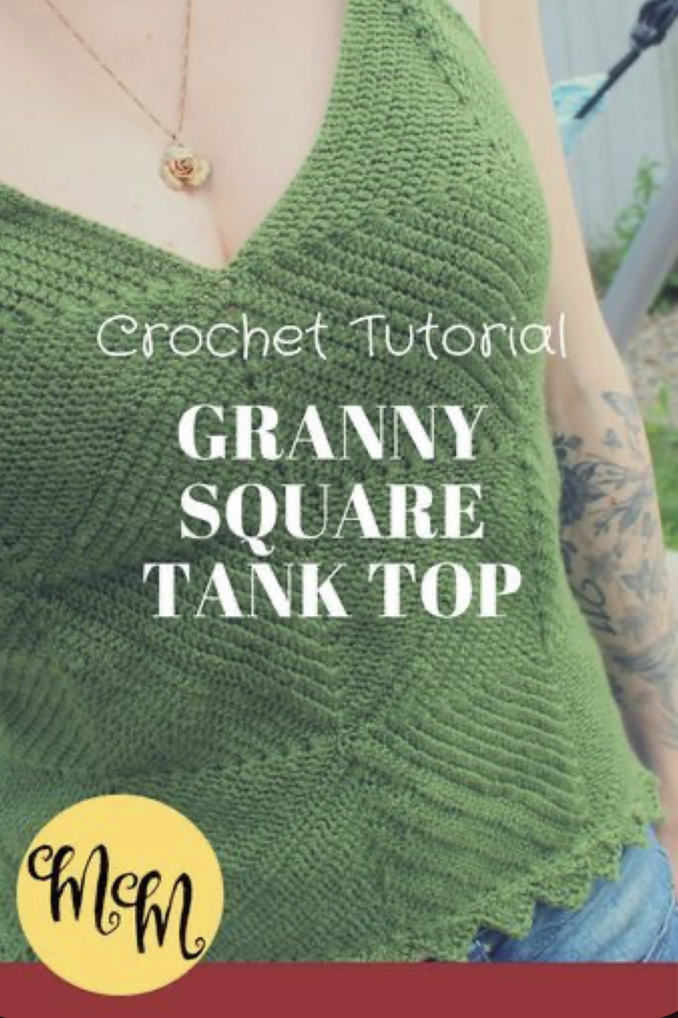 Easy Granny Square Tank Top FREE CROCHET PATTERN — Craftorator