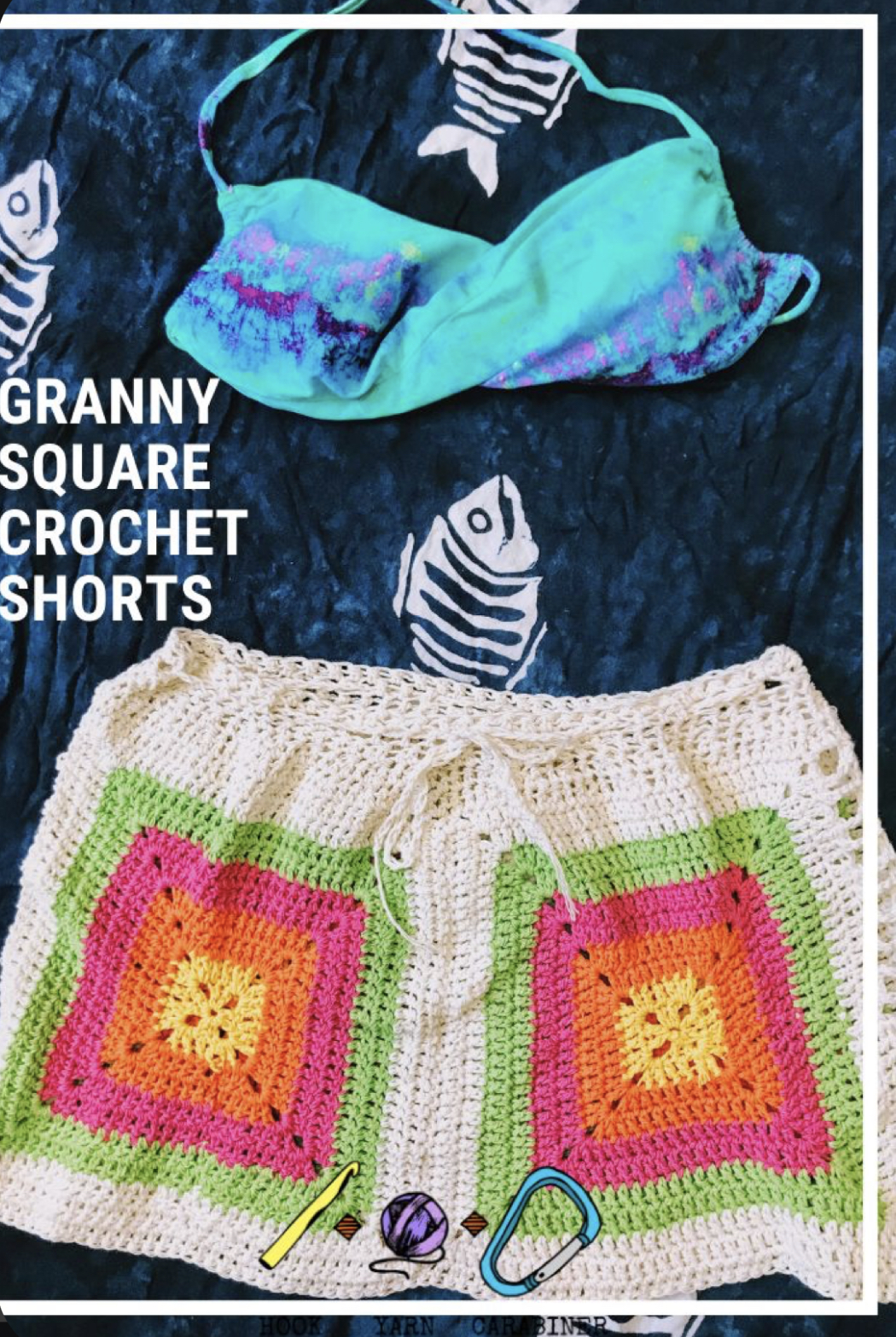 Starburst Granny Square Shorts FREE CROCHET PATTERN — Craftorator