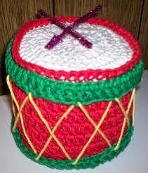 Crochet Toilet Tissue Drum  Cover