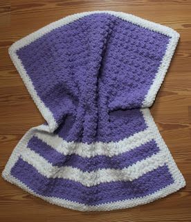 Crochet Grape Lemonade Baby Blanket