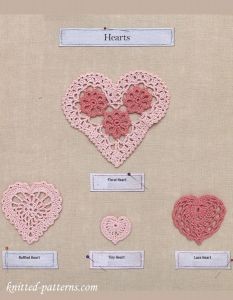 Crochet Hearts Free Pattern