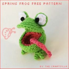 Crochet Spring Frog