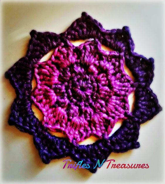 Crochet 10 Point Mandala