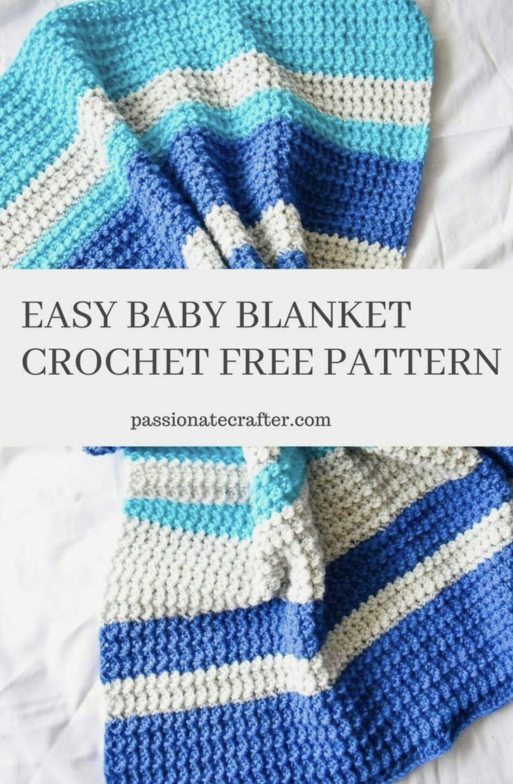 Gorgeous Striped Baby Blanket – FREE CROCHET PATTERN — Craftorator