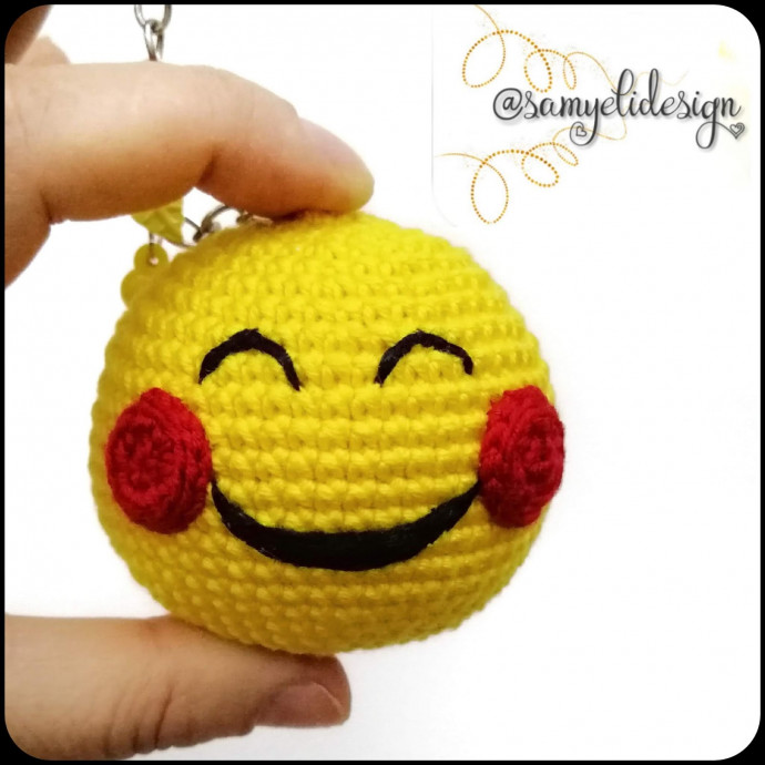 Crochet Amigurumi Smiley