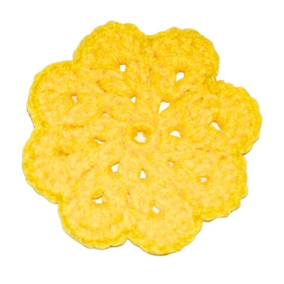 Crochet Flower Coaster Delight