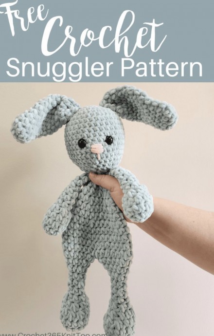 Free Bunny Crochet Snuggler Pattern