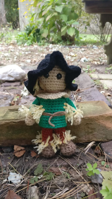 Crochet Scarecrow Doll