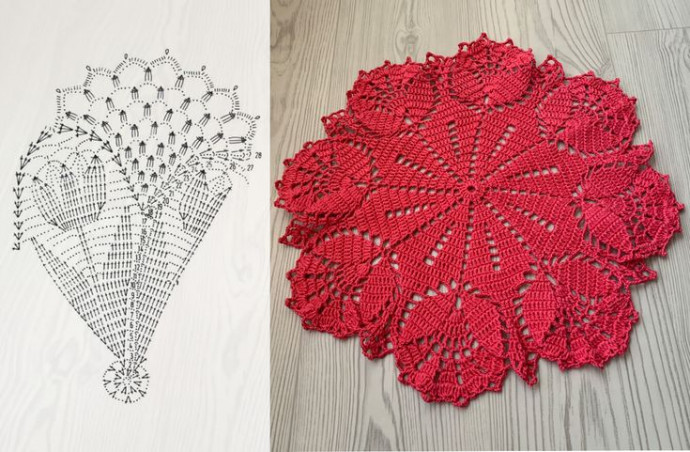 Crochet Tulip Doily