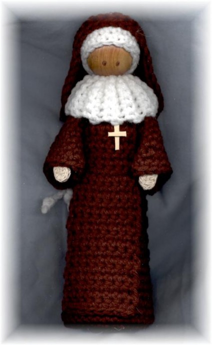 Crochet Nun Doll