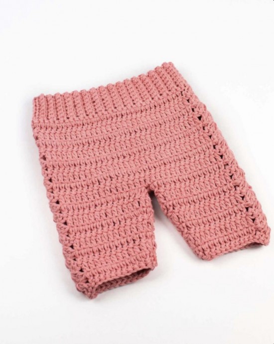 Seashell Baby Crochet Leggings - Free Pattern