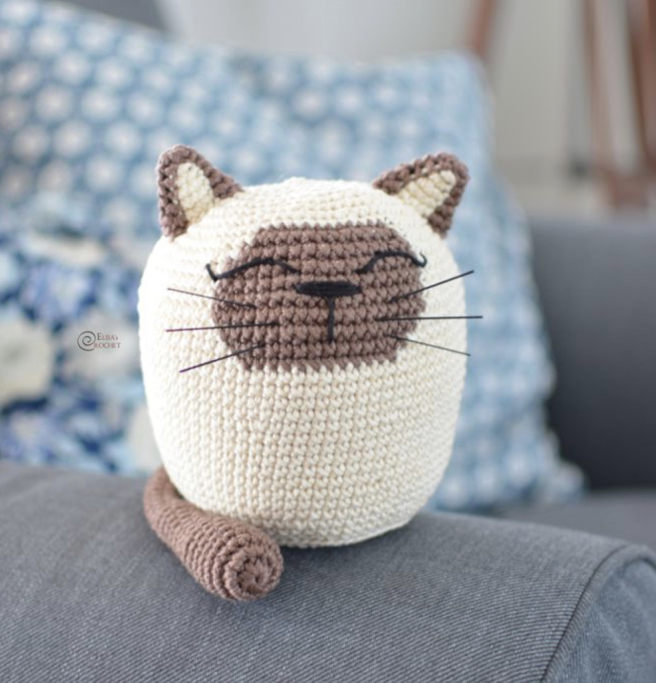 Cat Door Stopper Crochet Pattern FREE CROCHET PATTERN — Craftorator