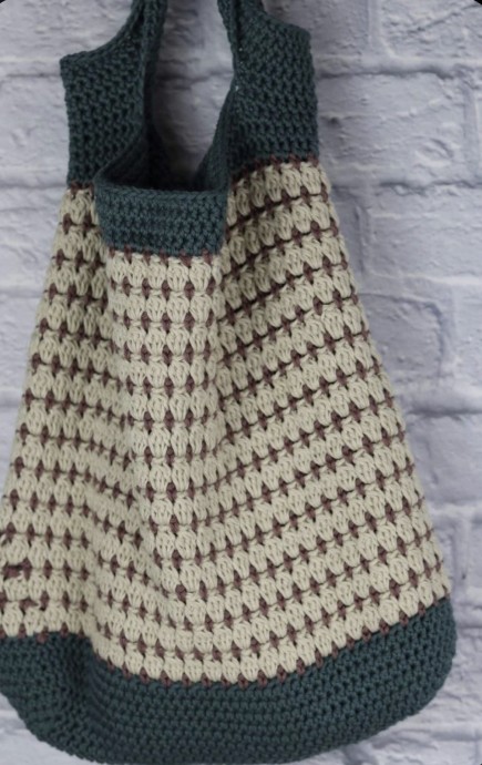 Free Clover Market Bag Crochet Pattern