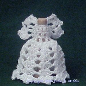 Crochet Shells Doll Pin Angel