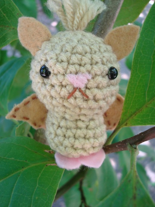 Crochet Fruit Bat