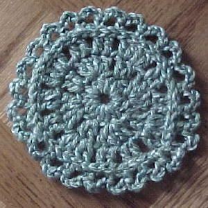 Crochet Frilly Coaster