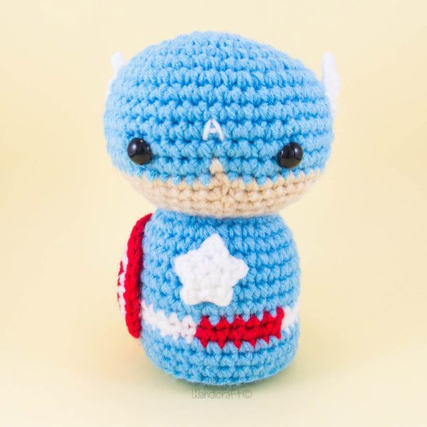 Crochet Captain America Amigurumi