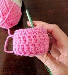 Crochet The “Little Bit Fancy” Beverage Coozie