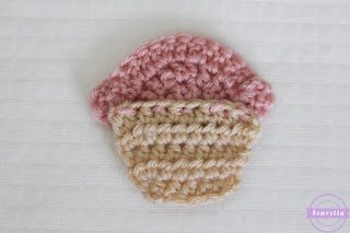 Crochet Cupcake Granny Square