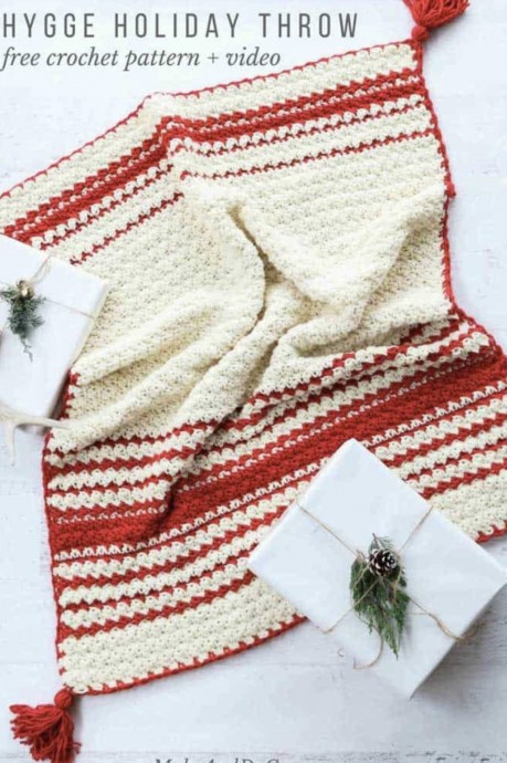 Crochet Hygge Blanket (Free Pattern)