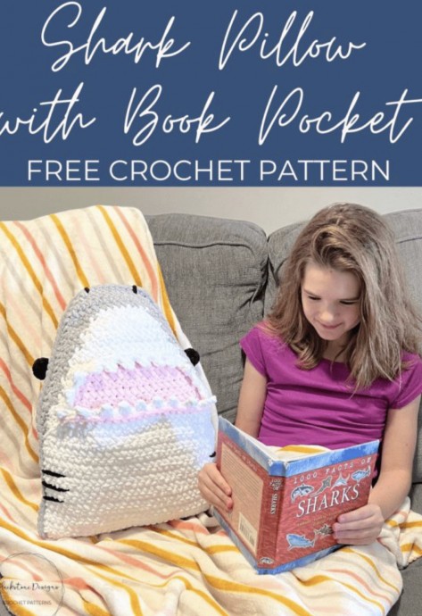 How to Crochet a Shark Pillow – Free Pattern