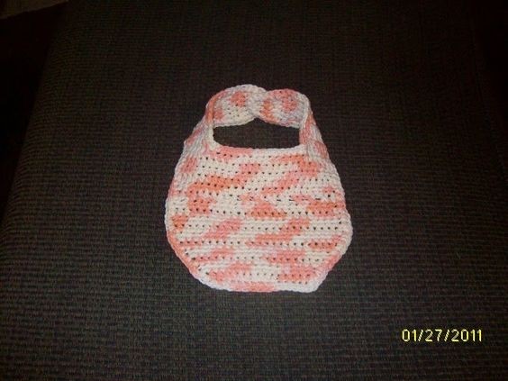 Crochet Cotton Baby Bib