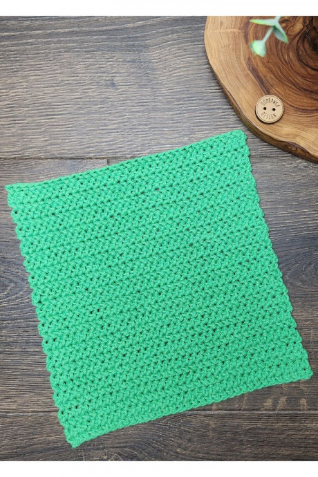 Crochet Herringbone Washcloth