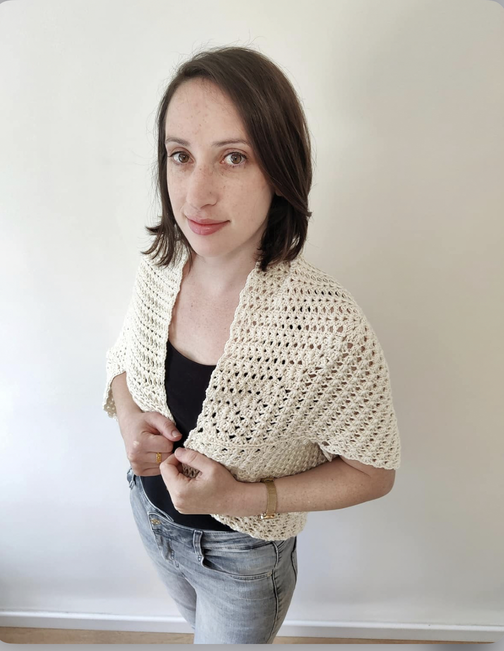 Easy Iris Cocoon Shrug – FREE CROCHET PATTERN — Craftorator