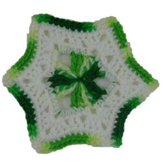 Crochet March Hexagon Motif