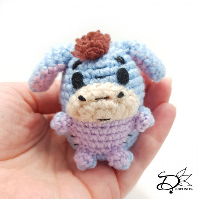 Crochet Eeyore Ufufy Amigurumi Toy