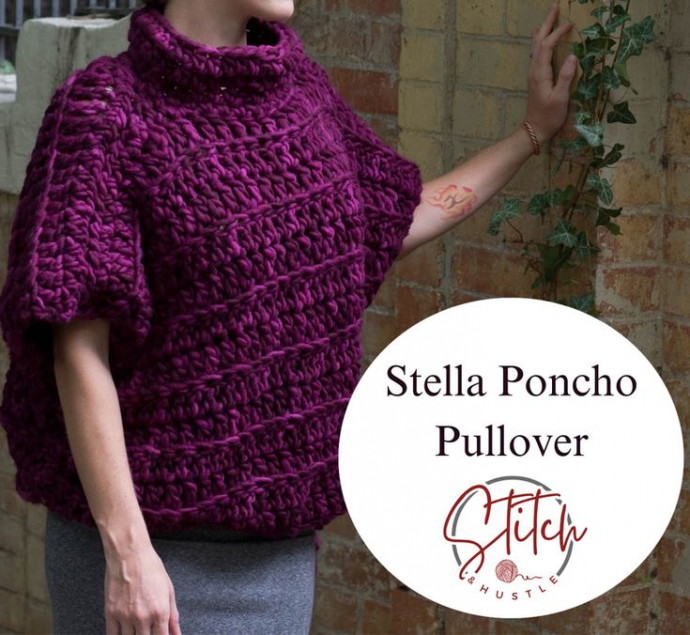 Crochet Stella Pullover Poncho