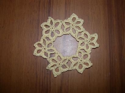 Crochet Daisy Chain Coaster