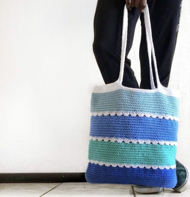 The Tide Pool Tote Free Crochet Pattern